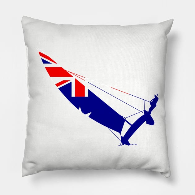 Australia catamaran trapeze sailing Pillow by der-berliner