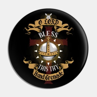 The Holy Hand Grenade of Antioch Pin