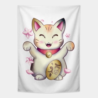 Maneki Neko Tapestry