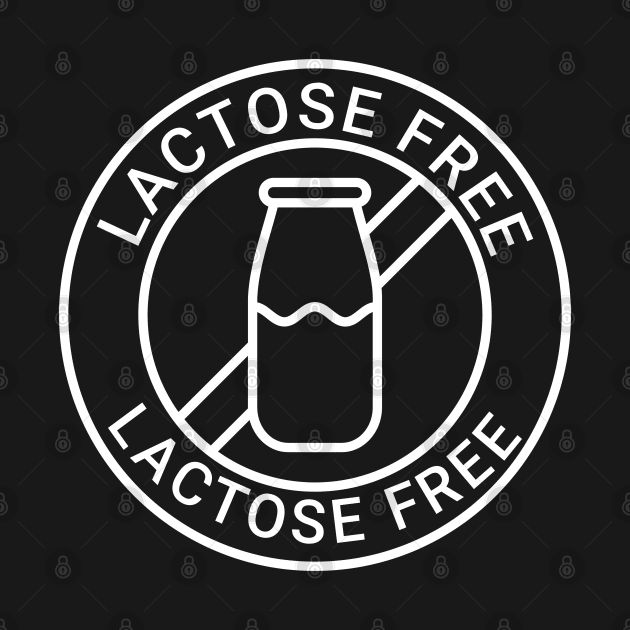 Lactose free sign by Gluten Free Traveller