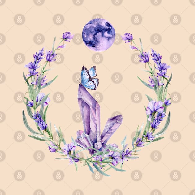 Amethyst Garden by LylaLace Studio