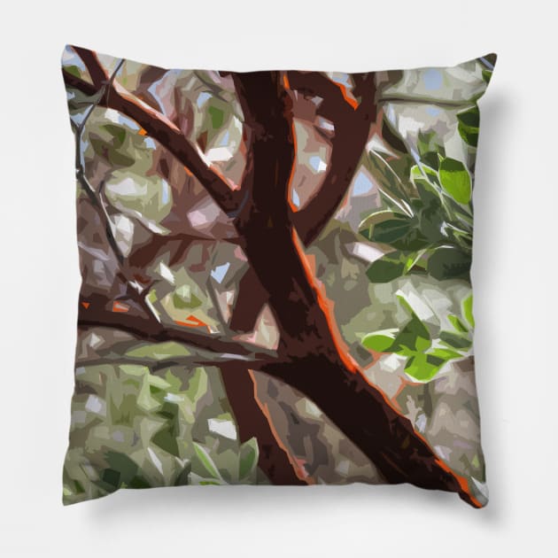 Manzanita Backlight Pillow by MarkArTurner