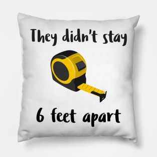 They Didn't Stay 6 Feet Apart Pillow