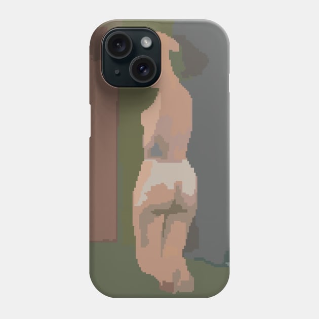 Pixel Art (a girl on her knees) Phone Case by Dmitry_Buldakov