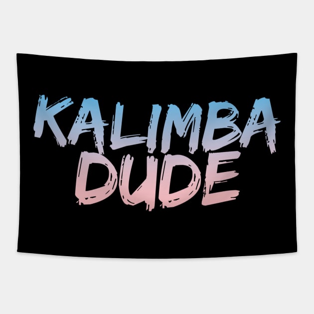 Kalimba Dude Tapestry by coloringiship