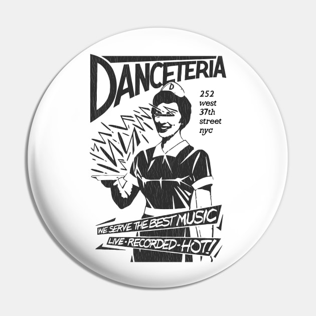 Vintage Danceteria Defunct Nightclub NYC 70s DJ Live Music Pin by darklordpug