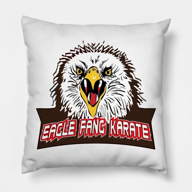 eagle fang karate Pillow by Verge of Puberty