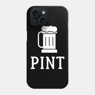 Pint Half Pint Matching Shirts Beer Glass Fathers Day Gift Phone Case