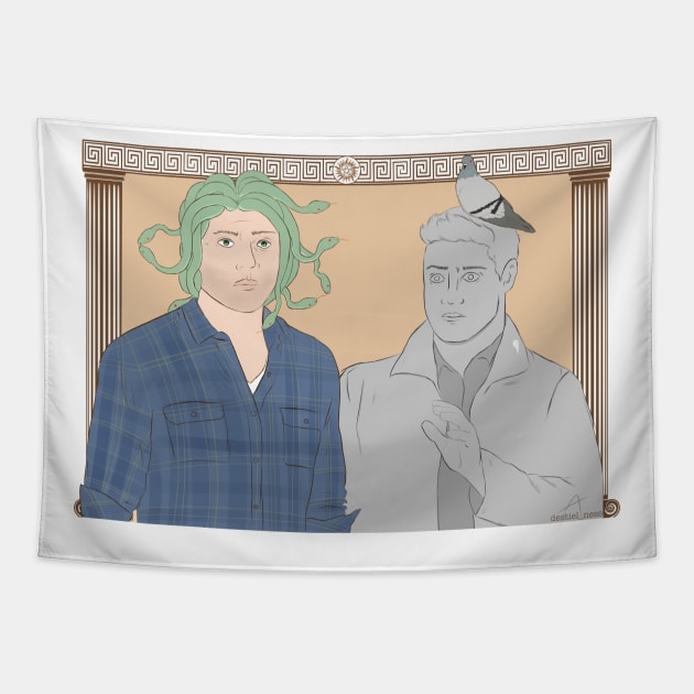 Supernatural Medusa Tapestry by ficfacersstore