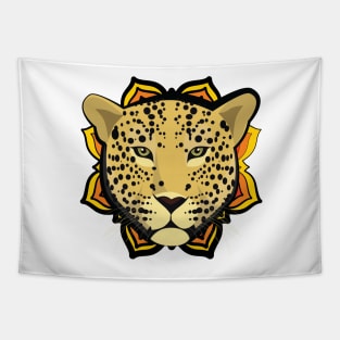 Retro Leopard Tapestry