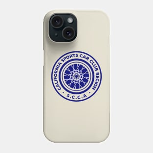 SCCA California vintage emblem Phone Case