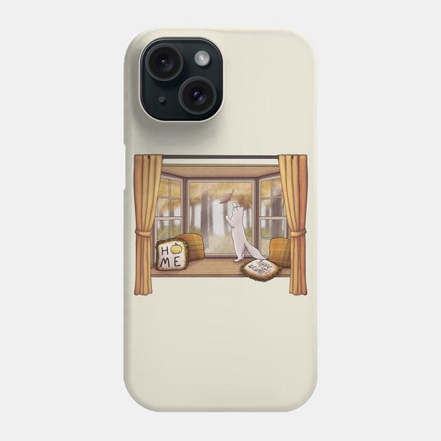 Feline Playful Phone Case by Saramation