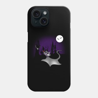 Cute Ghost Cat Halloween Spooky Cartoon Phone Case
