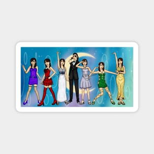 Tuxedo Majima and the Sailor Hostesses Magnet