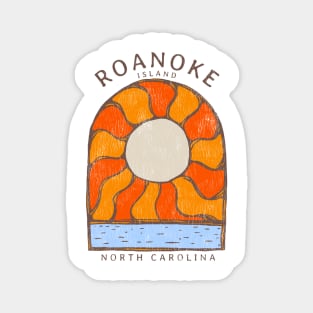 Roanoke Island, NC Summertime Vacationing Burning Sun Magnet