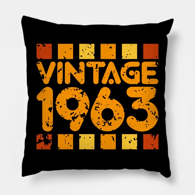 Vintage 1963 Pillow by colorsplash