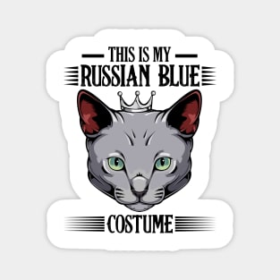 Russian Blue Cat Magnet