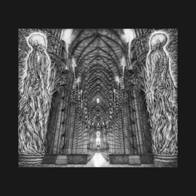 Deathspell Omega Diabolus Absconditus Album Cover by Ahana Hilenz