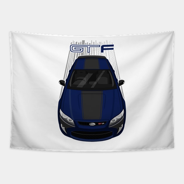 Ford Falcon GT-F 351 - Blue - Black Stripe Tapestry by V8social