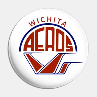 Defunct Wichita Aeros Baseball 1984 Pin