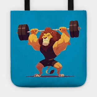 lion at gym Tote