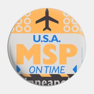 MSP airport code Minneapolis 28092021 Pin