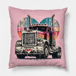 Valentine truck Pillow