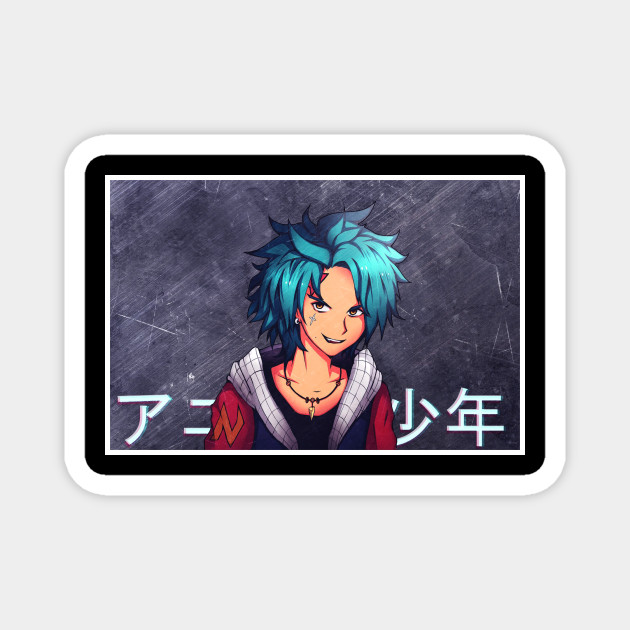 Cool Guy Anime Magnet Teepublic