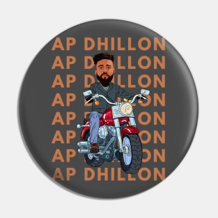 AP Dhillon Punjabi Singer | The Biker | AP Dhillon Products Pin