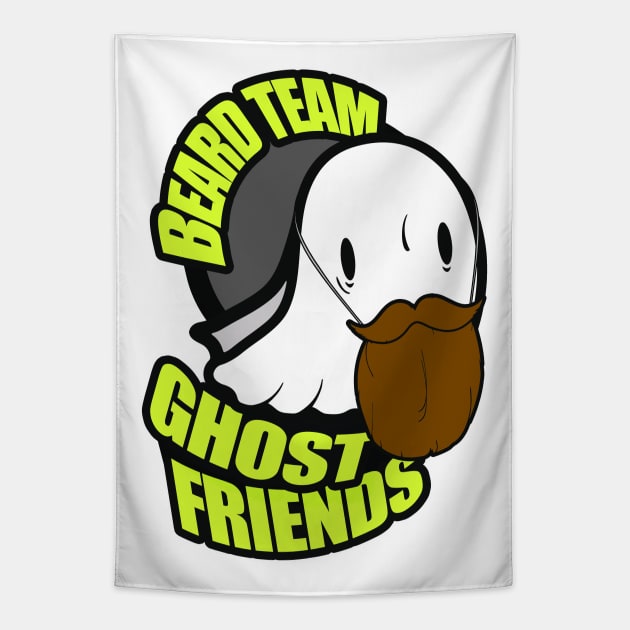 Ghost Friends Beard Team Tapestry by GhostFriendsApparel
