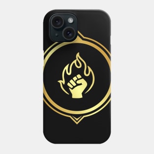 pyroman golden Phone Case