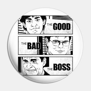The Good The Bad and The Boss V2 Pin