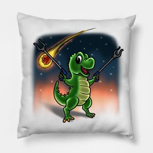 Short Arms, Big Laughs: Hilarious Adventures of the Comical Dinosaur Pillow