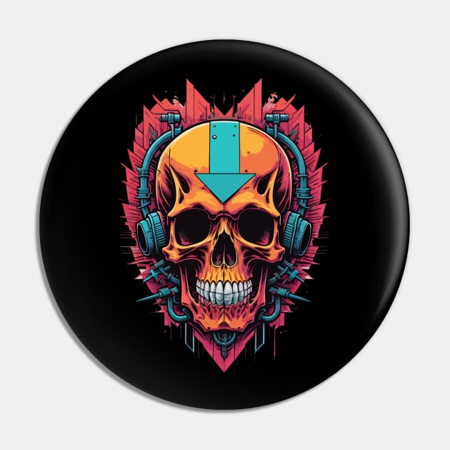 Skull and Arrow Pin by DeathAnarchy