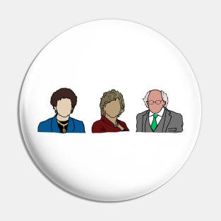 Two Marys and a Michael - Presidential - Modern Irish Presidents Pin