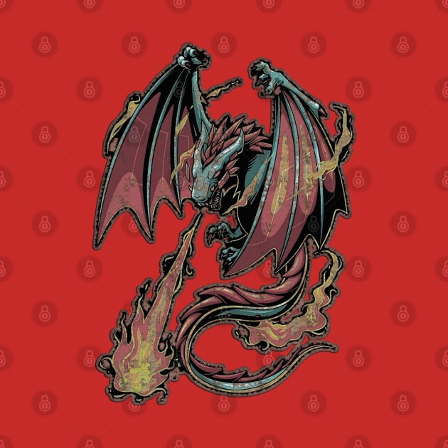 Mythical Dragon by ClorindaDeRose