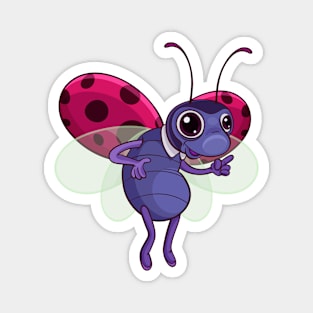 Ladybug Flying Magnet