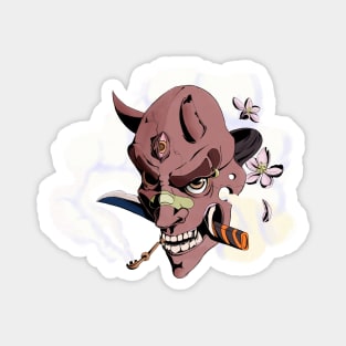 japan mask hannya Magnet