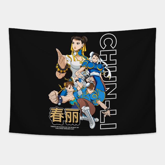 Chun-Li Tapestry by Jones Factory