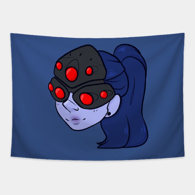 Spider Wife Tapestry by ratkinq