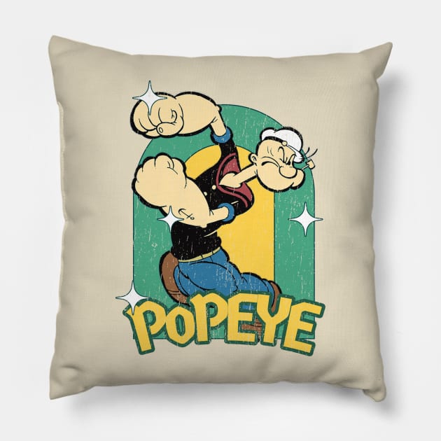 popeye - the sailor man Pillow by Colana Studio