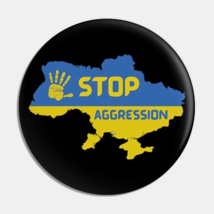 Stop War in Ukraine, Stand with Ukraine Pin