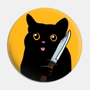 Killer Cat Pin