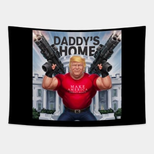 Daddy's Home Trump 2024 Tapestry