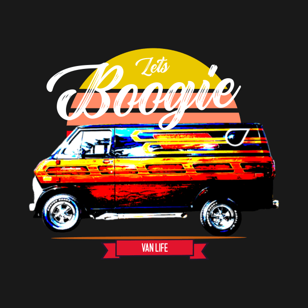 BOOGIE VAN T-SHIRT by Cult Classics