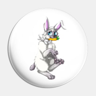 Bobtail BunnyCat: Lilac Point (White) Pin