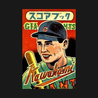 Japanese Baseball Card of Tetsuharu Kawakami T-Shirt