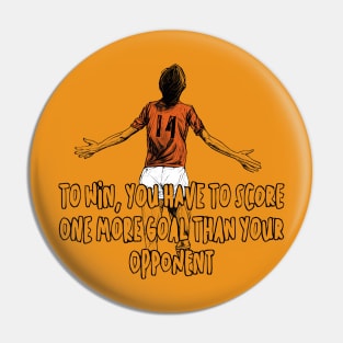 Johan Cruyff Simple Tactics Pin