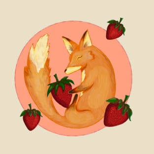 Strawberry Fox T-Shirt