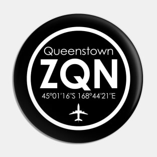 ZQN, Queenstown Airport Pin